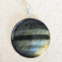 Blue Tiger Eye Pendant