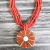 Balinese Red "Shiva" 18.5" Necklace